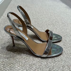 7 1/2 almost brand new aquazzura heels! I think I’ve only worn them once!